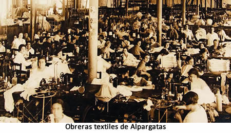obreras textiles en alpargatas